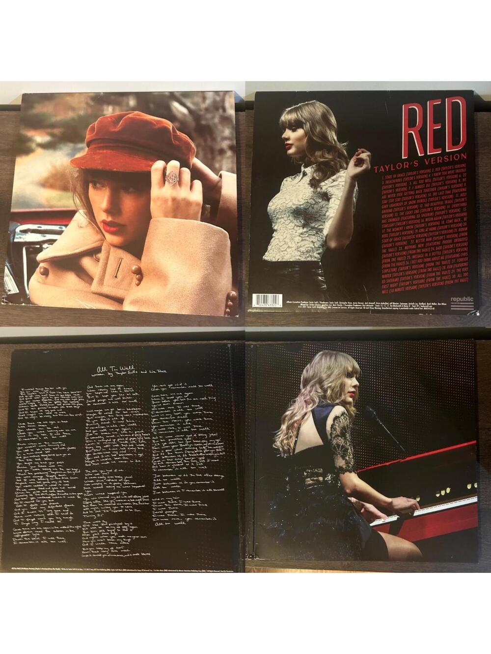 Taylor  Black and Red Cds-and-vinyl